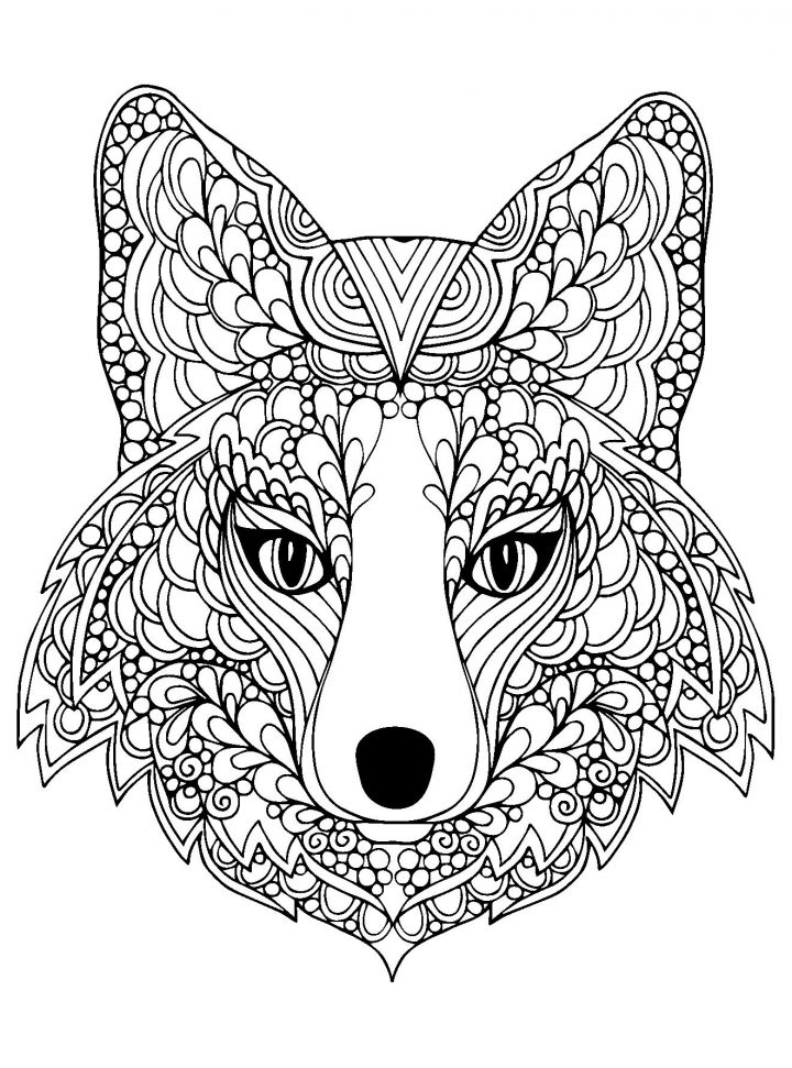 Coloriage À Imprimer Mandala Difficile Chien – Joli encequiconcerne Mandala À Colorier Et À Imprimer Gratuit