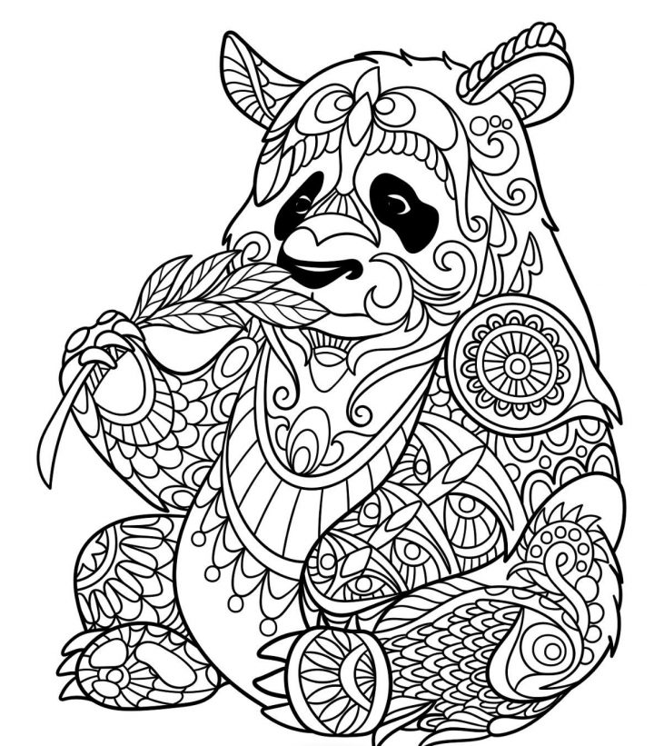 Coloriage À Imprimer Mandala Panda | Coloriages À Imprimer serapportantà Mandala Facile À Imprimer