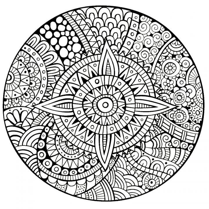 Coloriage À Imprimer Mandala Pour Adulte | Coloriages À intérieur Dessin A Imprimer Pour Adulte