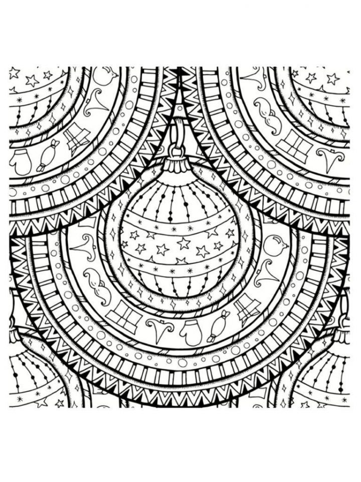 Coloriage A Imprimer Noel Mandala | Coloriages À Imprimer concernant Mandala À Colorier Et À Imprimer Gratuit