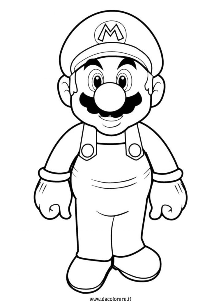 Coloriage À Imprimer : Personnages Célèbres – Nintendo destiné Personnage A Colorier