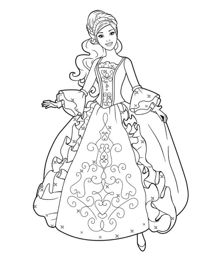 Coloriage À Imprimer Princesse Gratuit | Coloriages À intérieur Coloriage À Imprimer Chateau De Princesse