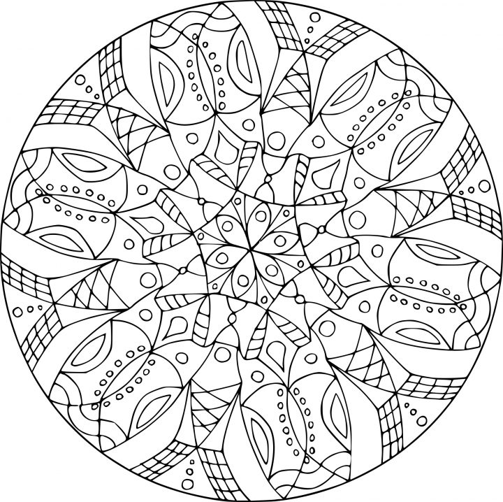 Coloriage Adulte Rosace À Imprimer tout Rosace A Imprimer