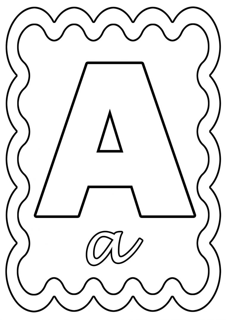 Coloriage Alphabet Lettre De A A Z avec Alphabet Français À Imprimer