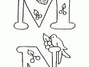 Coloriage Alphabet Oiseaux M N Sur Hugolescargot avec Point À Relier Alphabet