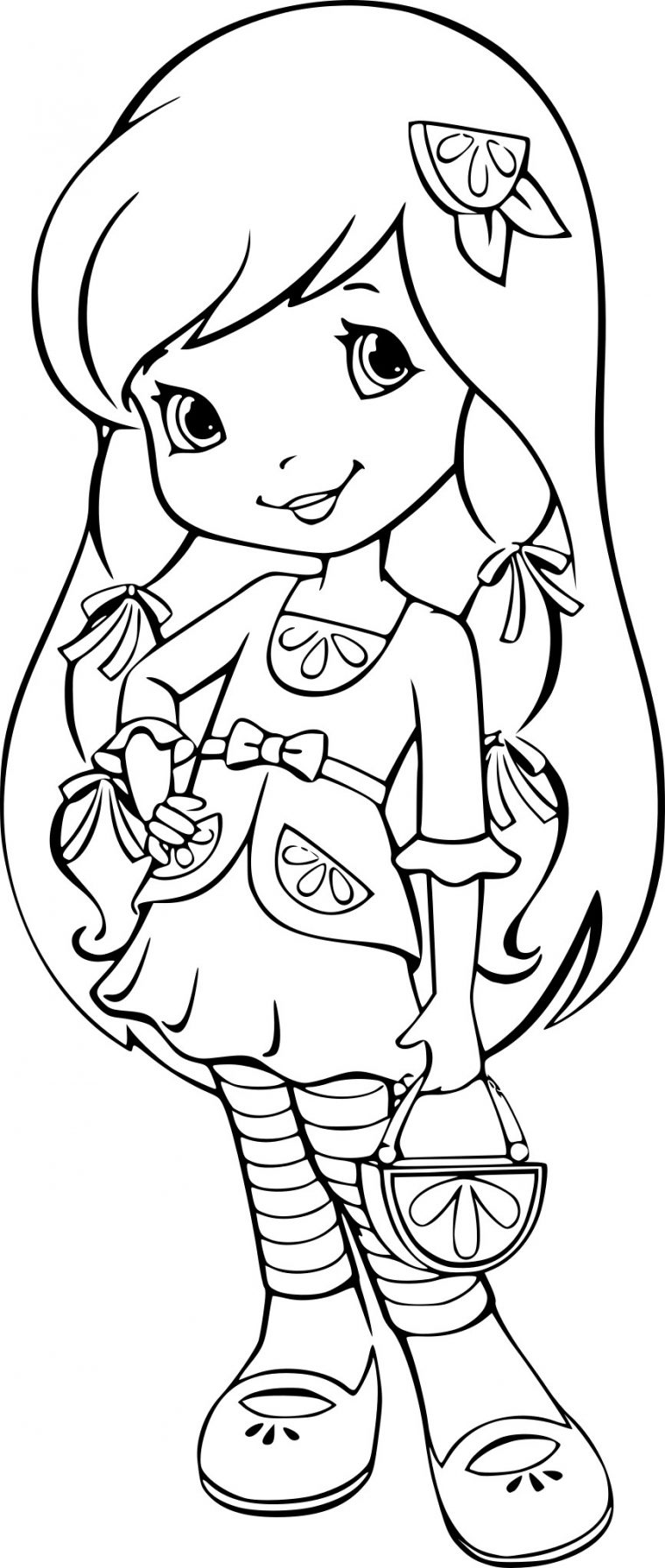 Coloriage Amie De Charlotte Aux Fraises À Imprimer Gratuit encequiconcerne Charlotte Au Fraise Coloriage