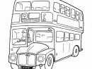 Coloriage Angleterre Bus De Londres encequiconcerne Dessin De Angleterre