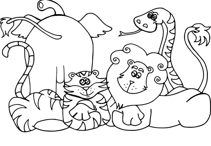 Coloriage Animaux D'afrique À Imprimer Sur Coloriages avec Coloriage Afrique À Imprimer