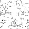 Coloriage Animaux De La Ferme Pour Les Enfants De Chevre avec Dessin Animaux De La Ferme À Imprimer