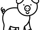 Coloriage Animaux Facile - Tourisme Miramont Tout Coloriage destiné Dessin Cochon A Colorier
