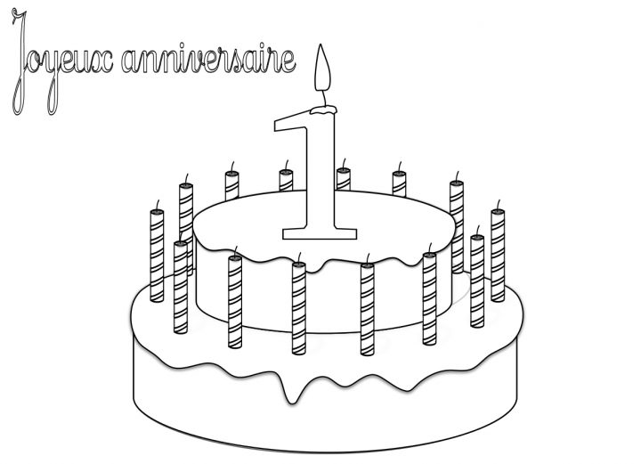 Coloriage Anniversaire 1 À 6 Ans À Imprimer Et Colorier serapportantà Jeux À Imprimer 6 Ans