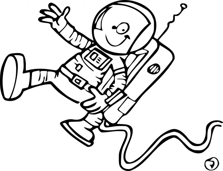 Coloriage Astronaute Dessin À Imprimer Sur Coloriages destiné Coloriage Astronaute