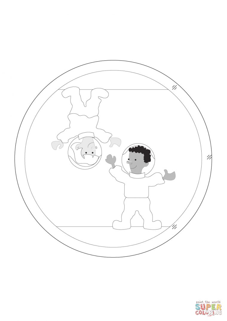 Coloriage – Astronaute En Apesanteur | Coloriages À Imprimer pour Coloriage Astronaute