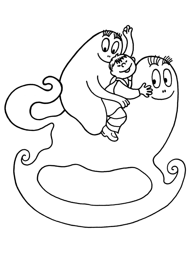 Coloriage Barbapapa Dessin Animé À Imprimer avec Coloriage Barbapapa À Imprimer Gratuit