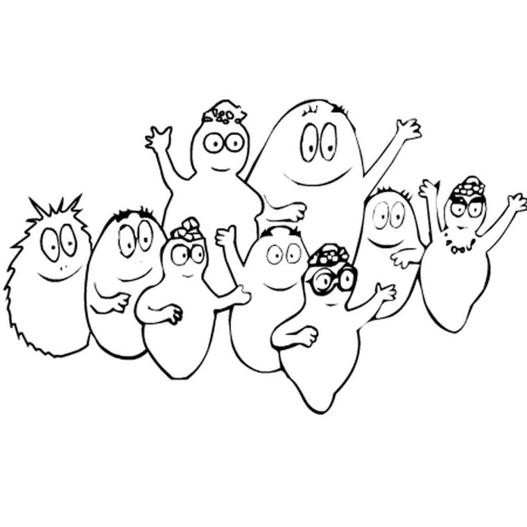 Coloriage Barbapapa En Ligne Gratuit À Imprimer serapportantà Coloriage Barbapapa À Imprimer Gratuit