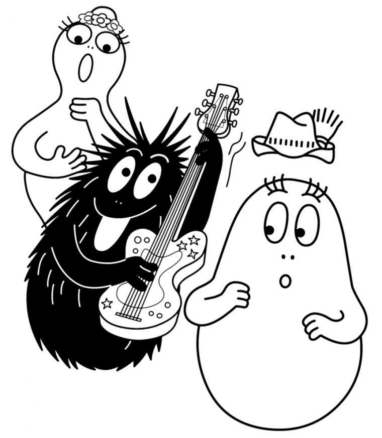 Coloriage Barbapapa Gratuit À Imprimer dedans Coloriage Barbapapa À Imprimer Gratuit