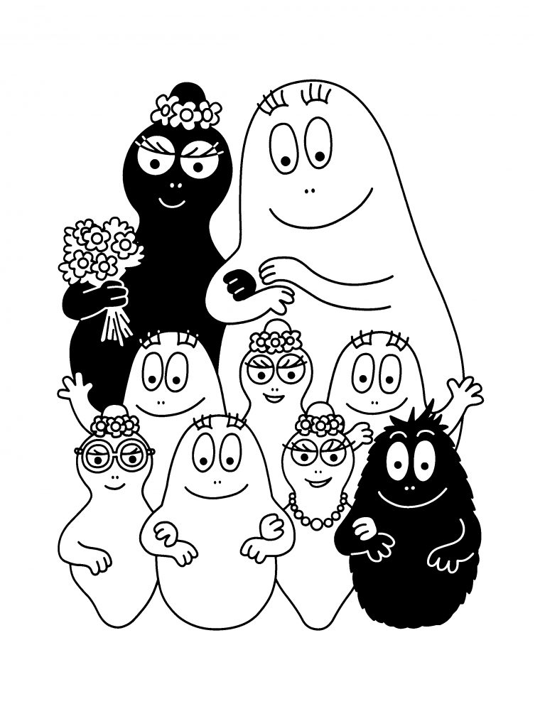 Coloriage Barbapapa – Les Beaux Dessins De Dessin Animé À tout Coloriage Barbapapa À Imprimer Gratuit