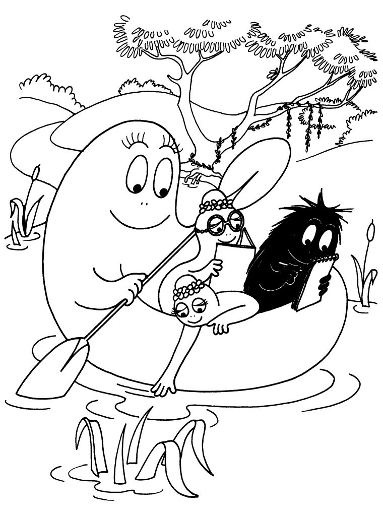 Coloriage-Barbapapa1 (2300×3100) | Barbe A Papa dedans Coloriage Barbapapa À Imprimer Gratuit