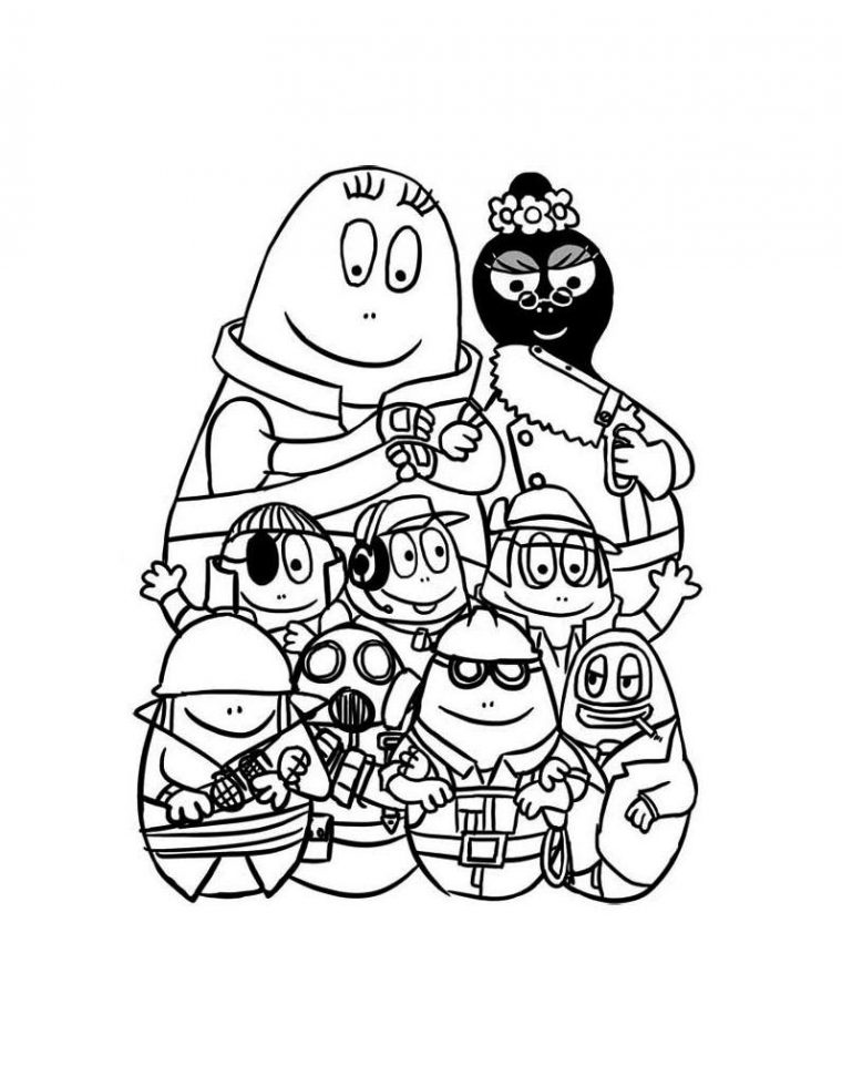 Coloriage Barbapapas Pour Enfants – Coloriages Barbapapas destiné Coloriage Barbapapa À Imprimer Gratuit