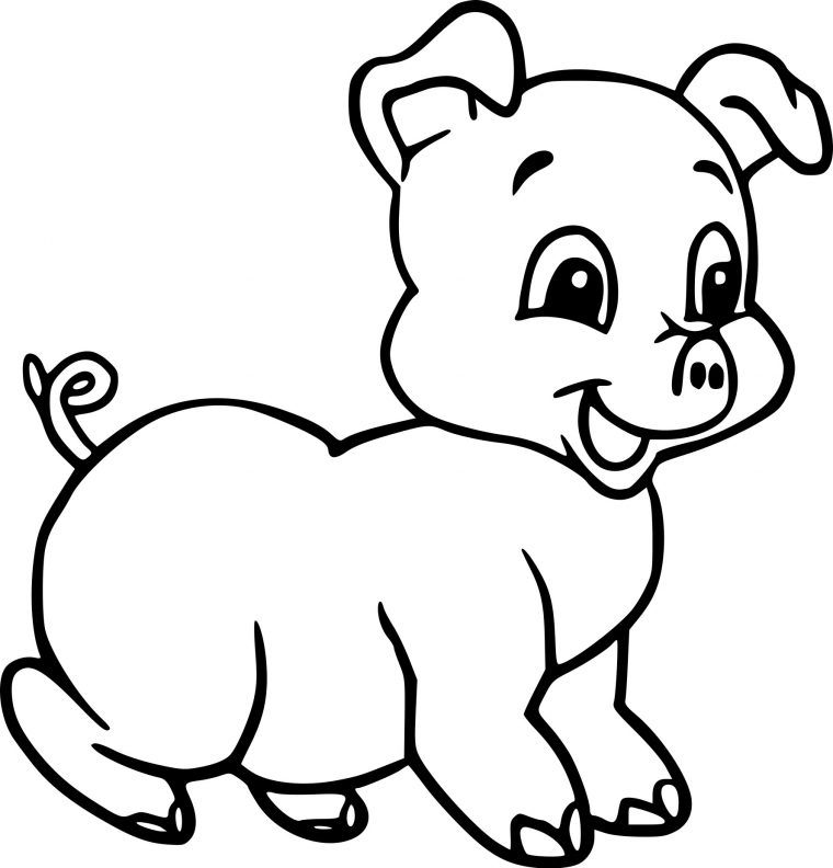 Coloriage Bébé Cochon Dessin À Imprimer Sur Coloriages pour Dessin A Colorier Cochon