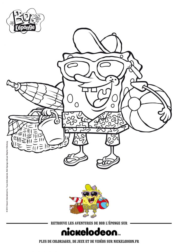 Coloriage Bob L'eponge – Coloriages – Coloriage À Imprimer concernant Image Bob L Éponge A Imprimer