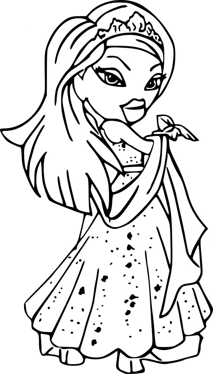 Coloriage Bratz Leah Dessin À Imprimer Sur Coloriages dedans Bratz Dessin