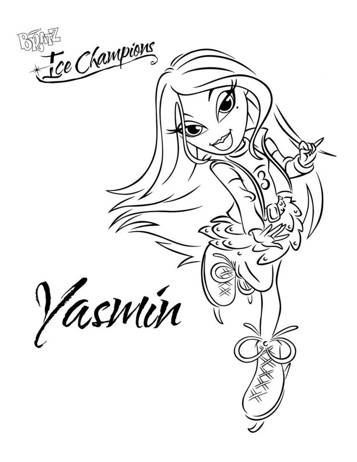 Coloriage Bratz Yasmin À Imprimer Sur Coloriages dedans Bratz Dessin