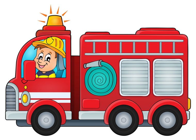 Coloriage Camion De Pompier Sur Hugolescargot à Jeux De Camion De Pompier Gratuit