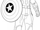 Coloriage Captain America Avengers Age Of Ultron Dessin serapportantà Dessin A Decouper Et A Imprimer