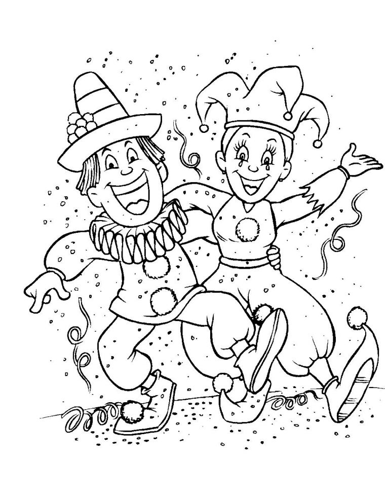 Coloriage Carnaval – Coloriages Pour Enfants destiné Coloriage De Carnaval A Imprimer Gratuit