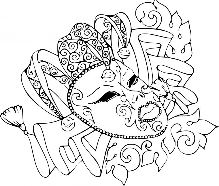 Coloriage Carnaval Rio À Imprimer Sur Coloriages avec Coloriage De Carnaval A Imprimer Gratuit