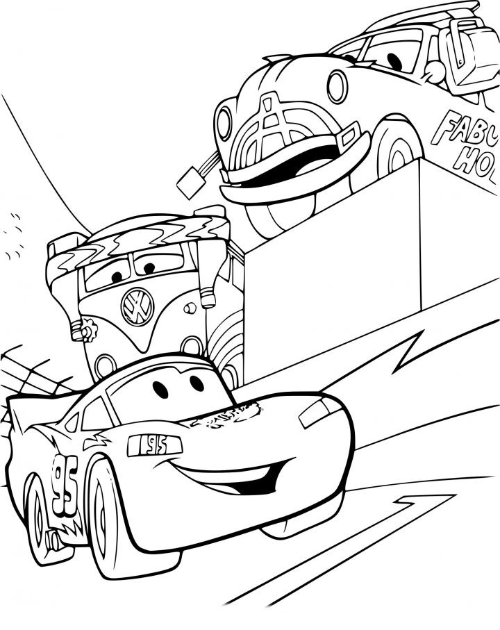 Coloriage Cars Flash Mcqueen À Imprimer Sur Coloriages à Coloriage De Flash Mcqueen