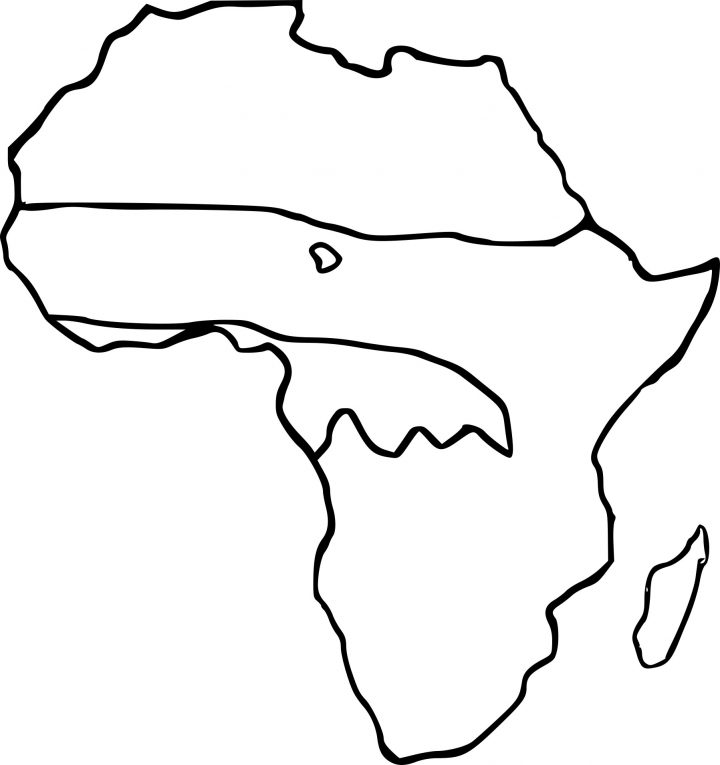 Coloriage Carte Afrique À Imprimer Sur Coloriages dedans Coloriage Afrique À Imprimer