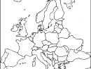 Coloriage Carte D'europe Vierge À Imprimer destiné Carte Europe Vierge