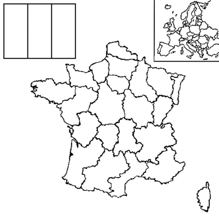 Coloriage Carte France En Ligne Gratuit À Imprimer à Carte De France Imprimable Gratuite