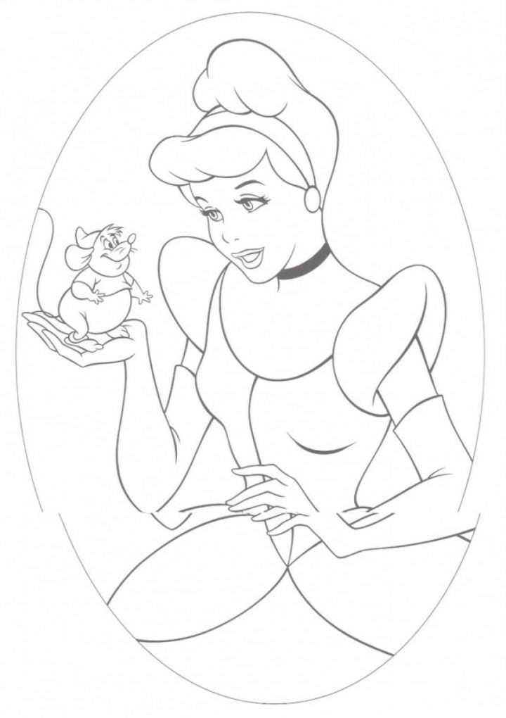 Coloriage Cendrillon #8 Avec Tête À Modeler concernant Cendrillon À Colorier