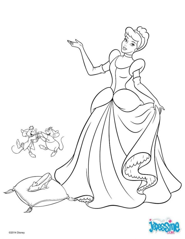 Coloriage-Cendrillon-Activite_Princesses_Disney_6 serapportantà Cendrillon Dessin A Imprimer