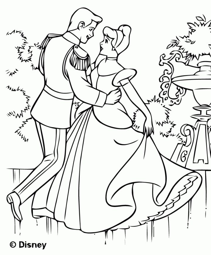 Coloriage Cendrillon – Les Beaux Dessins De Disney À dedans Cendrillon Dessin A Imprimer