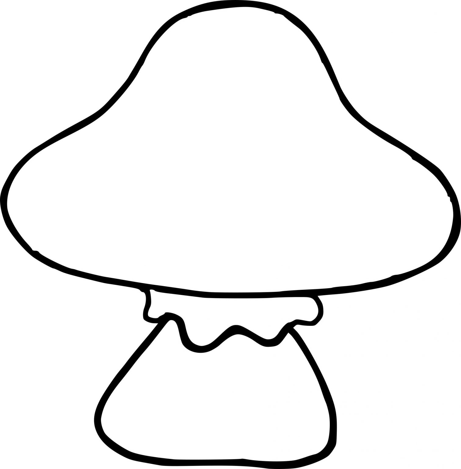 Coloriage Champignon Facile À Imprimer Sur Coloriages dedans Dessiner