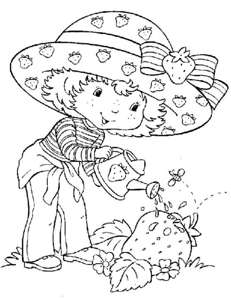 Coloriage Charlotte Aux Fraises À Imprimer serapportantà Charlotte Au Fraise Coloriage