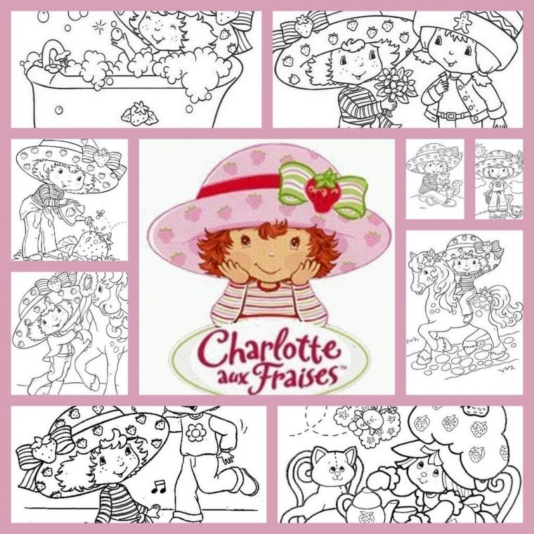 Coloriage Charlotte Aux Fraises serapportantà Charlotte Au Fraise Coloriage