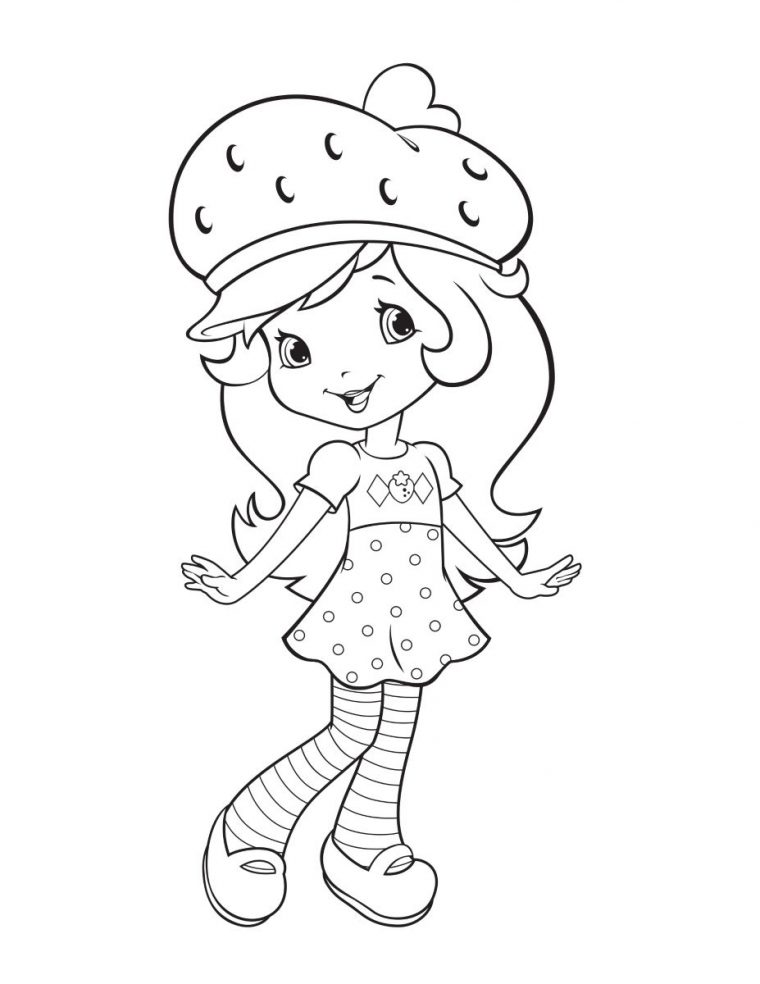 Coloriage Charlotte Aux Fraises tout Charlotte Au Fraise Coloriage