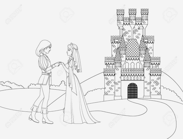 Coloriage Chateau De Princesse Gratuit Archives – Coloriages dedans Coloriage À Imprimer Chateau De Princesse