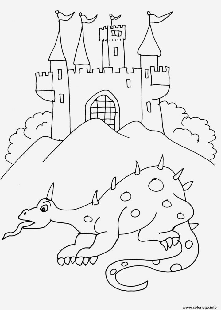 Coloriage Chateau De Princesse Gratuit Archives – Coloriages tout Coloriage À Imprimer Chateau De Princesse