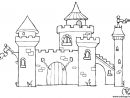Coloriage Chateau Dessin pour Dessin Chateau Princesse