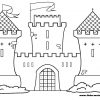 Coloriage Chateau Fort À Colorier - Dessin À Imprimer serapportantà Chateau Princesse Dessin