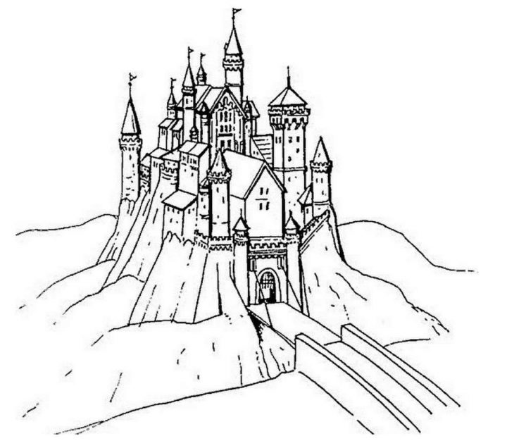 Coloriage Chateau Princesse Recherche Google. Voir Le Dessin concernant Chateau Princesse Dessin