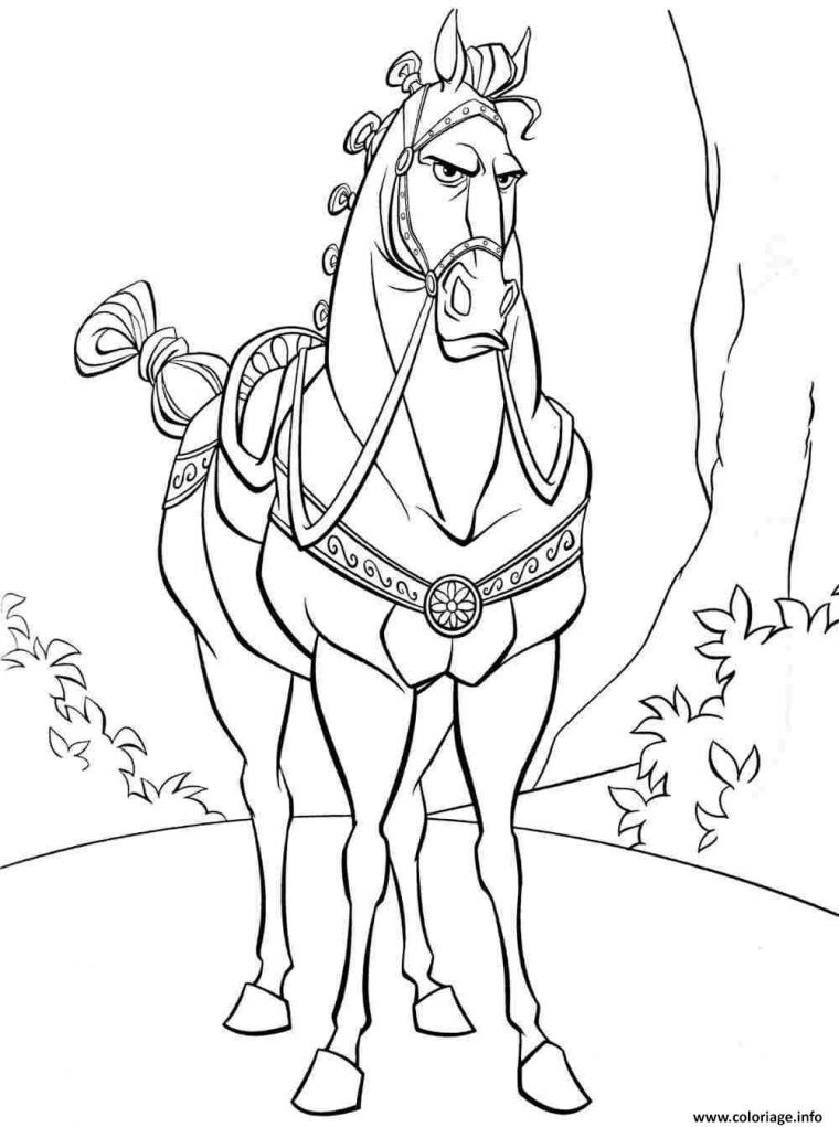 Coloriage Cheval Disney Maximus Dessin concernant Dessin De Cheval A Colorier