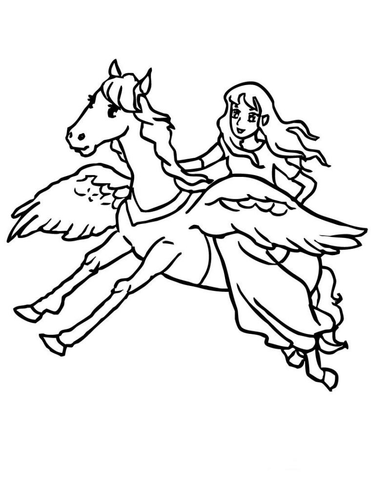 Coloriage Cheval – Les Beaux Dessins De Animaux À Imprimer intérieur Dessin De Cheval A Colorier