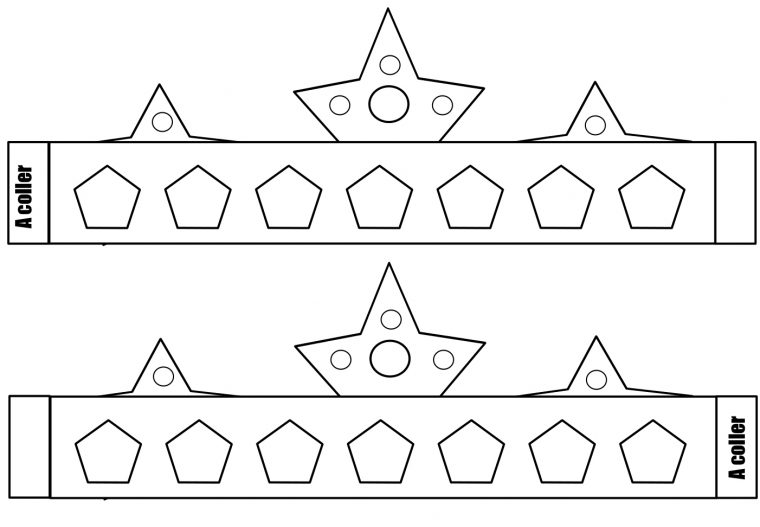 Coloriage Couronne Des Rois Épiphanie À Colorier, Découper à Dessin A Decouper Et A Imprimer